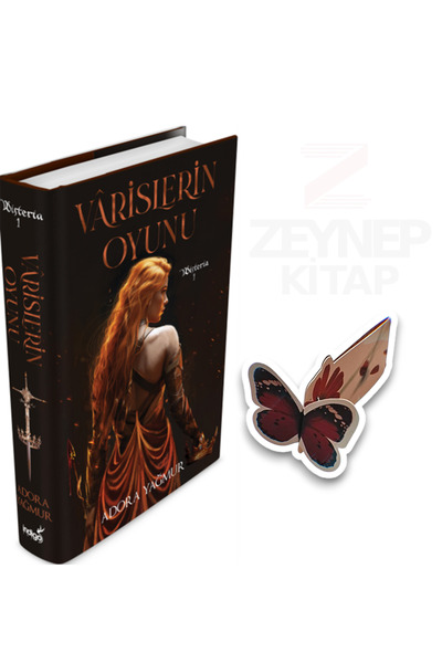 İndigo Kitap Varislerin Oyunu(CİLTLİ)Özel Tasarım Kelebek Ayraç Hediye