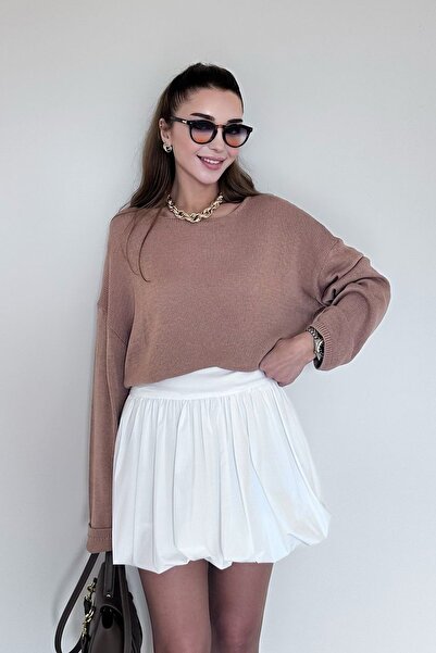 Modamesta Jolie Yazlık Triko Bluz Bej