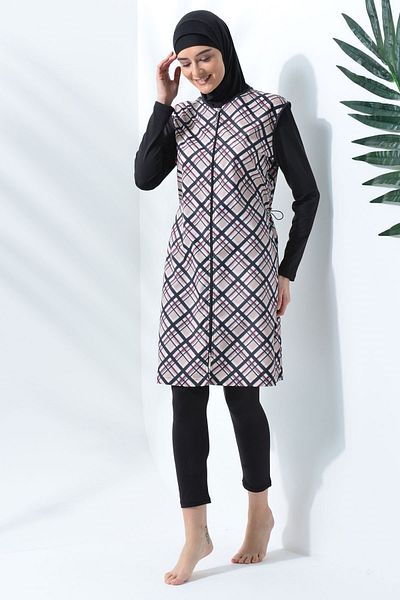 C&City Ολόσωμο μαγιό Hijab C12044 Μαύρο