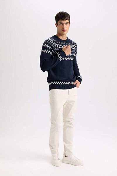 DeFacto New Season Summer Gabardine Chino Canvas Trousers Slim Fit Slim Fit Skinny Leg Pocket