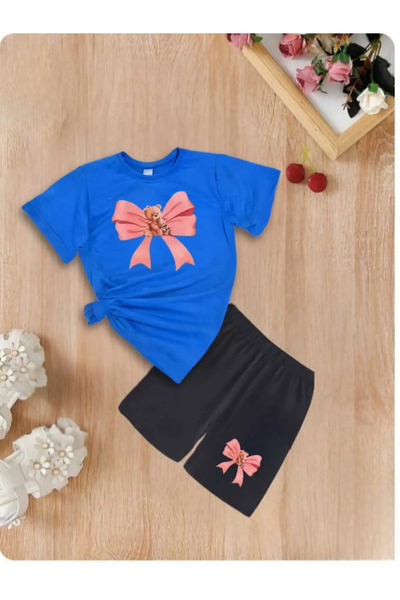 SS SİNSER Παιδικό μπλουζάκι με στρογγυλή λαιμόκοψη και στάμπα "KURDALE" - Σετ...