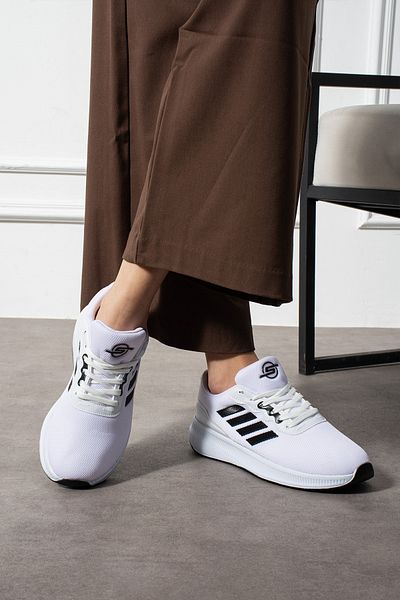 Special Action Unisex Line Detailed Daily Comfortable Sole Mesh Laced Lightweight Flexible Walking Sneaker Sports Shoes 2025
