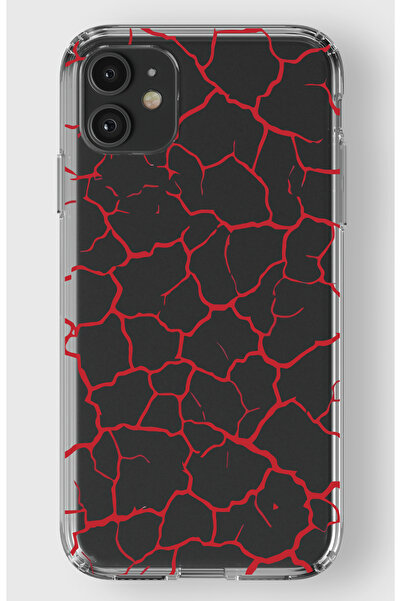 moonset Iphone 11 Uyumlu Şekiller Tasarımlı Baskılı Şeffaf Telefon Kılıfı