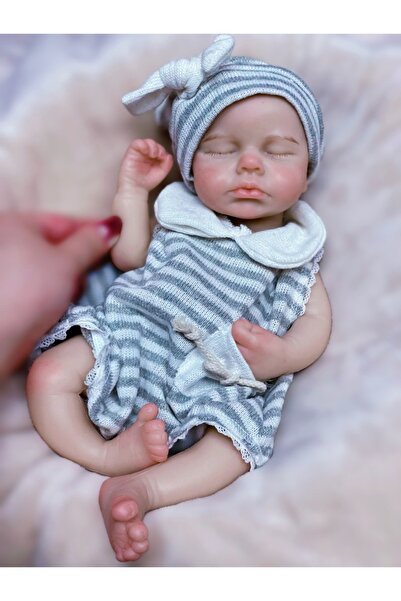 Choice دمية لولو للأولاد والبنات مصنوعة يدويًا من السيليكون مقاس 13 بوصة، مصن...