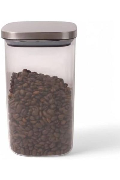 DERİK Htsp 1100ml Leakproof Vacuum Metal Lid Borosilicate Glass Jar – Airtight & Daya
