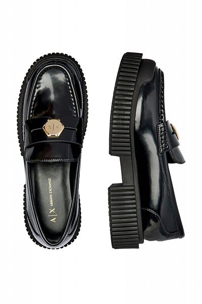 Armani Exchange Armani Exchange XDA005 patent leather loafers