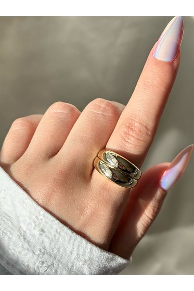 Eylülün Takısı Women's Gold Color Vintage Ring