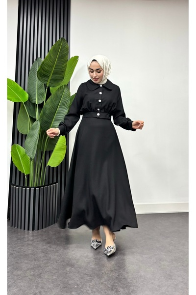 ışık tesettur Coral Linen Skirt Suit