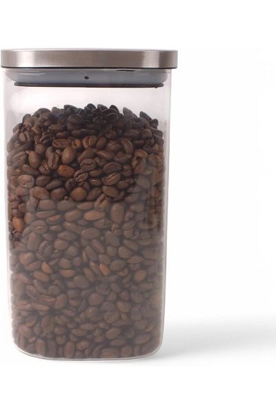 DERİK Htsp 1100ml Leakproof Vacuum Metal Lid Borosilicate Glass Jar – Airtight & Daya