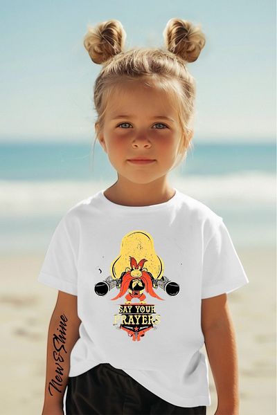New Shine ΠΑΙΔΙΚΟ T-SHIRT YOSEMITE SAM PRINT OVERSIZE