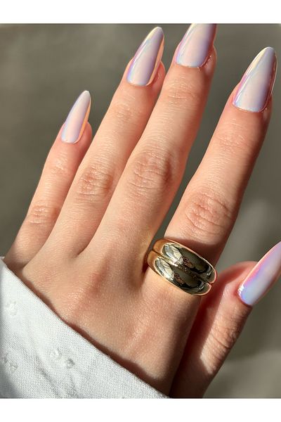 Eylülün Takısı Women's Gold Color Vintage Ring