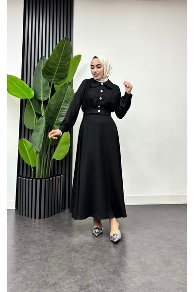 ışık tesettur Coral Linen Skirt Suit