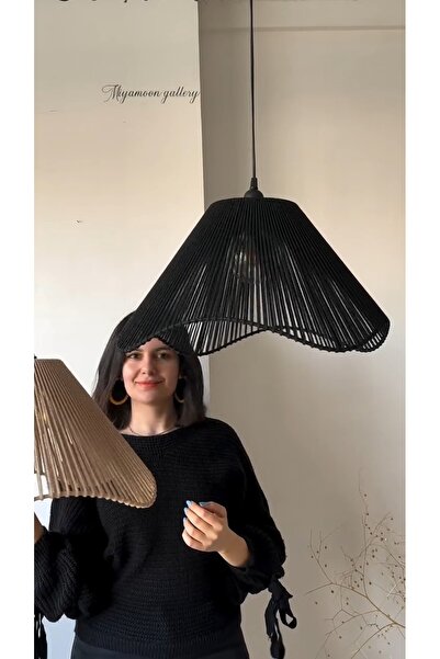 luminart LUMİNART Rustik Tarz Bohem avize Makrome avize Salon avize Yatak Oda...