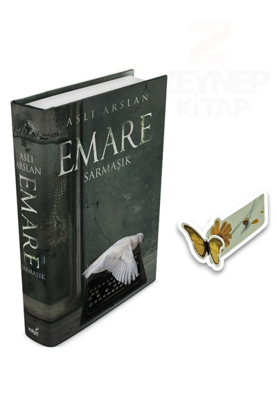 İndigo Kitap Emare Sarmaşık(CİLTLİ)Özel Tasarım Kelebek Ayraç Hediye