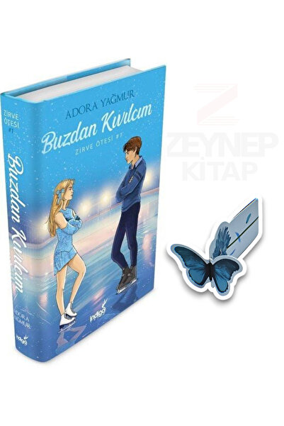 İndigo Kitap Buzdan Kıvılcım(CİLTLİ)Özel Tasarım Kelebek Ayraç Hediye