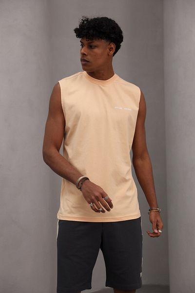 The Champ Clothing Relaxed Cut Offline Culture Sleeveless 100% Cotton T-Shirt Men