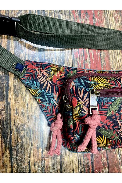 Street Bag Ethnic Authentic Bohemian Daily Travel Waist Bag Multi-Pocket Water Resistant