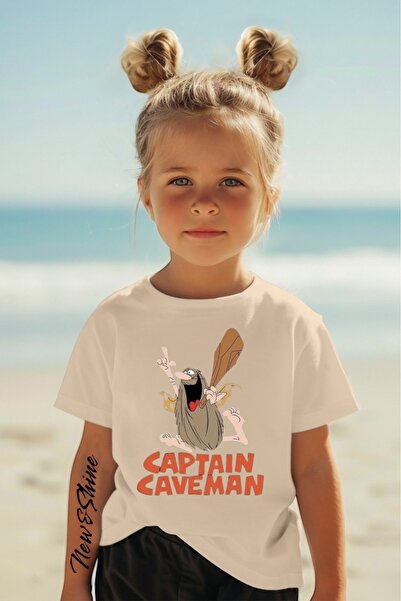 New Shine DEČJA MAJICA PREVELIKIH DIMENZIJA SA ŠTAMPOM KAPETANA PEŠKAŠA