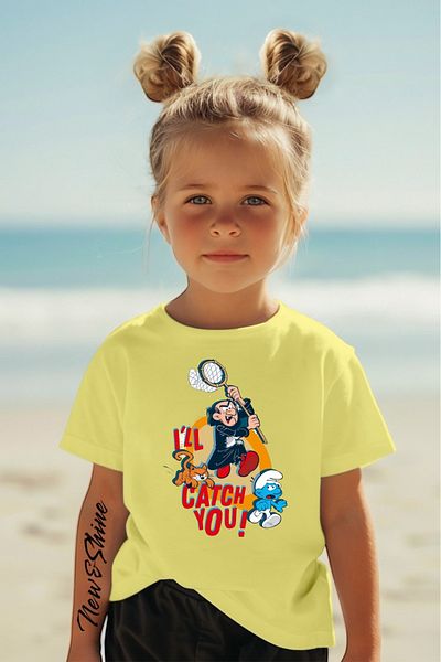 New Shine TRIOC PENTRU COPII OVERSIZE IMPRIMAT GARGAMEL IMPRIMAT