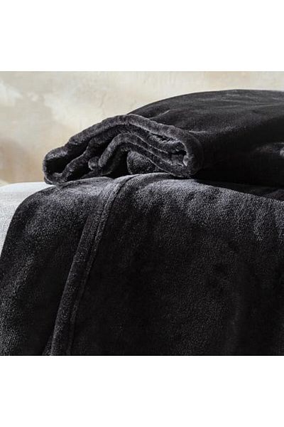ÇAĞUR Olenna Wellsoft Tv Blanket 140X190 Anthracite New 1109945