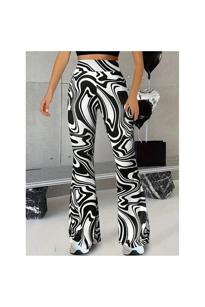 BAYAN High Waist Zebra Print Leggings
