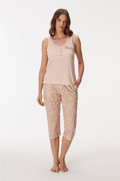Anıl Anil Man11368 Women's Tank Top and Pants Set