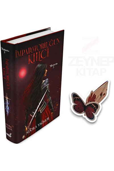 İndigo Kitap İmparatorluğun Kılıcı(Ciltli)Özel Tasarım Kelebek Ayraç Hediye