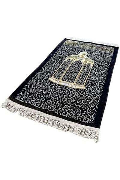 Generic سجادة صلاة إسلامية فاخرة ناعمة الملمس بتصميم أنيق، سمك 2 مم، فائقة النعومة