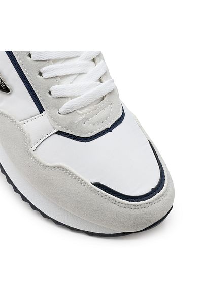 Tmall Men's Sports Shoes, Made Of Eco-leather, B1298, White