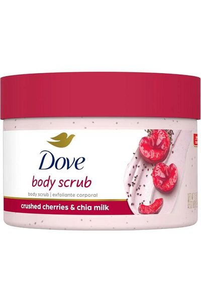 Dove مقشر دوف للجسم بالكرز وحليب الشيا - 298 جرام