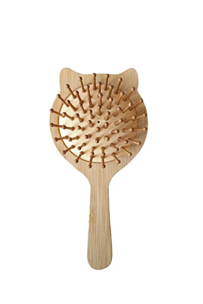 Tamarix natural Çocuk Bambu Saç Tarağı