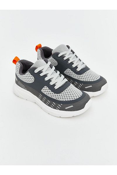 LC Waikiki Lcw Steps Lace-Up Mesh Detailed Boys' Sports Shoes