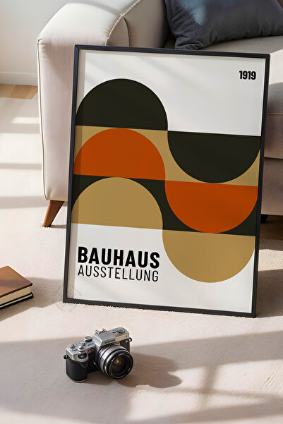Basquiart Poster din seria Bauhaus cu ramă neagră, numărul picturii: 89