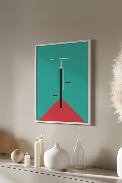 Basquiart Poster cu ramă albă din seria Bauhaus, numărul picturii: 59