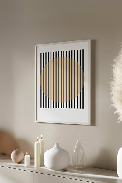 Basquiart Poster cu ramă albă din seria Bauhaus, numărul picturii: 75