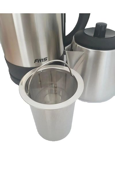 FMS Electric Tea Lover 2 in 1 Steel Water Heater Tea Maker Rose