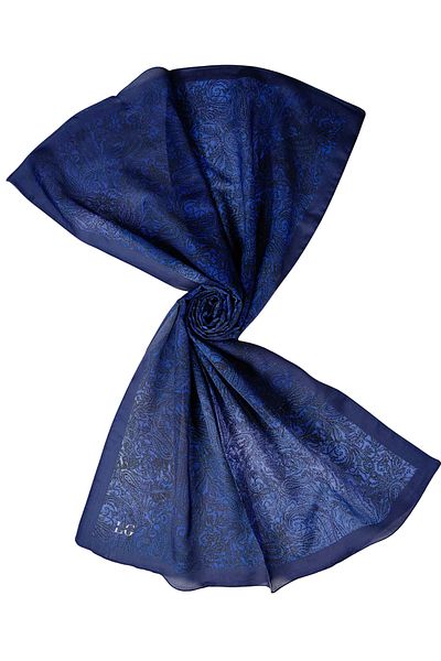 mim eşarp Şal cu model etnic din voal de bumbac Işıl Silk 75x190 cm