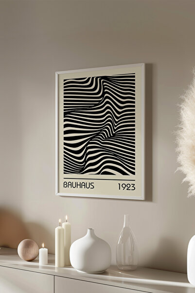 Basquiart Poster cu ramă albă din seria Bauhaus, numărul picturii: 35