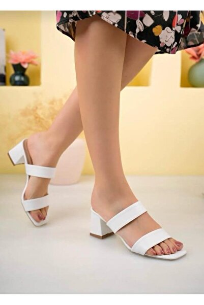 Bİ&CO pantofi papuci bandă dublă