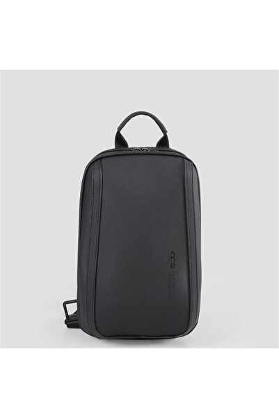 ÇÇS Ççs 51466 Single Shoulder Strap Backpack and Chest Bag Black