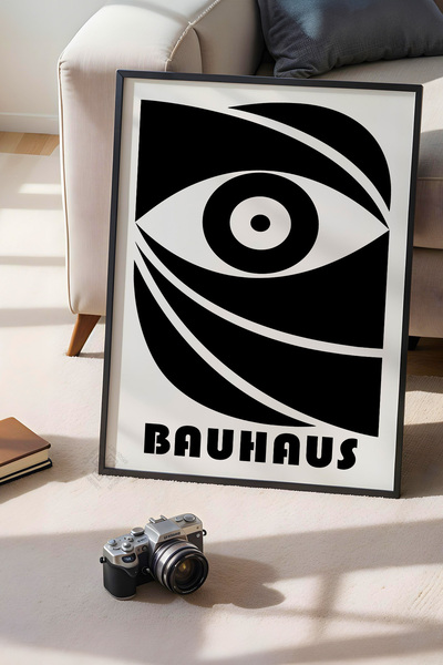 Basquiart Poster din seria Bauhaus cu ramă neagră, numărul picturii: 61