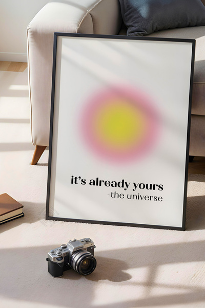 Basquiart Poster cu ramă neagră din seria Aura, numărul tabloului: 92