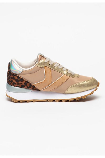 Guess Pantofi sport Guess cu aspect colorblock si garnitura cu animal print