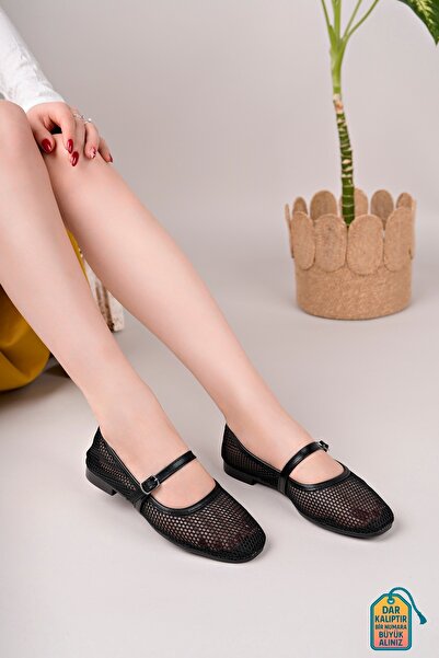 MODAPAPUÇ Balerini zilnici din plasă pentru femei Tinya