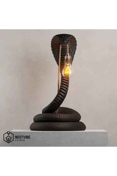 DREAM MODE Stylish Table Lamp Nestvibe Special Series with Cobra Design