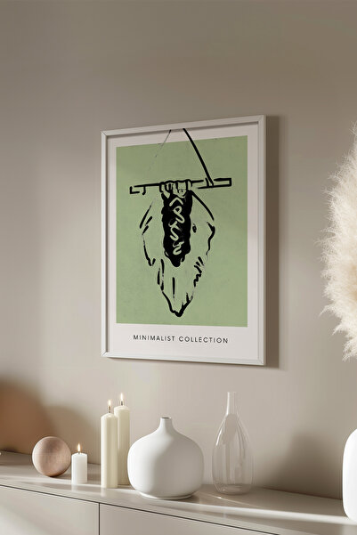 Basquiart Αφίσα της Σειράς Bohemian με λευκό πλαίσιο, Αριθμός Πίνακα: 57