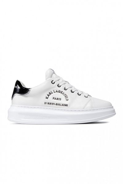 Karl Lagerfeld Pantofii sport Karl Lagerfeld de piele cu logo metalic