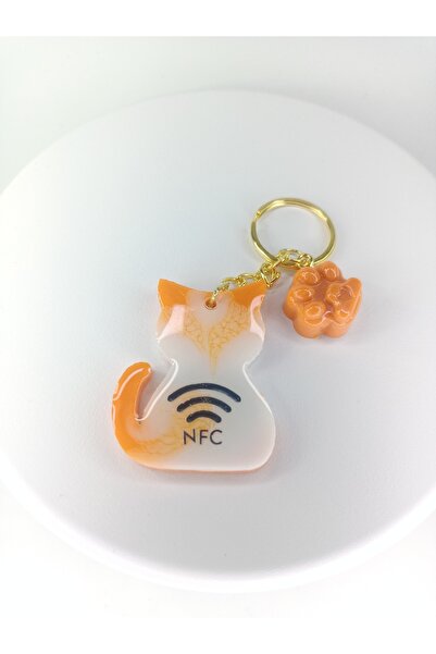 NEXOAKSESUAR NFC Özellikli Epoksi Anahtarlık & Güvenlik Çocuk, Yetişkin, Evci...