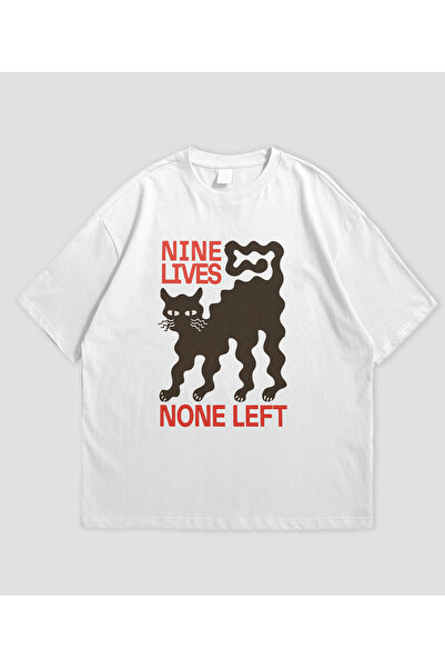 SVART WEAR Devet života, nijedan nije ostao, dizajnirano unisex Oversize kroj...