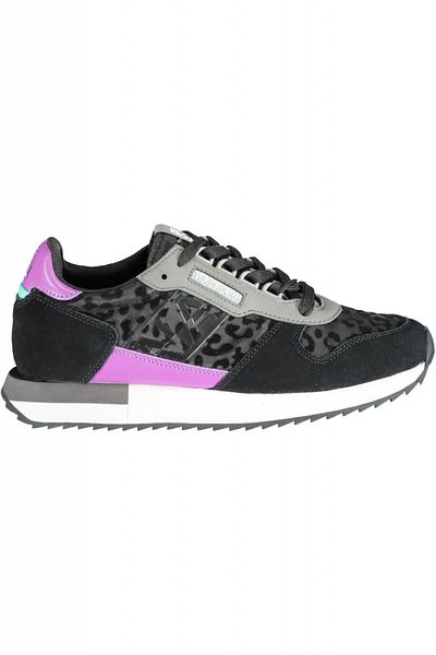 Napapijri Suede and textile sneakers, Black, Size 37 EU
